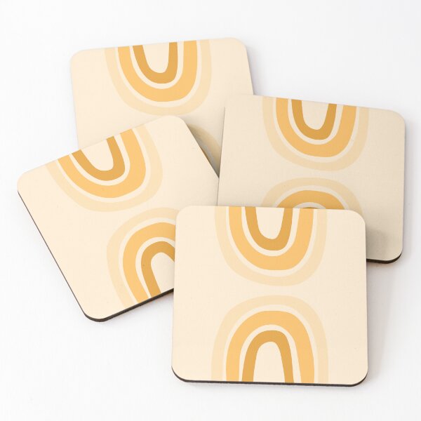 Item preview, Pastel Yellow Rainbow Background designed and sold by tangelos.