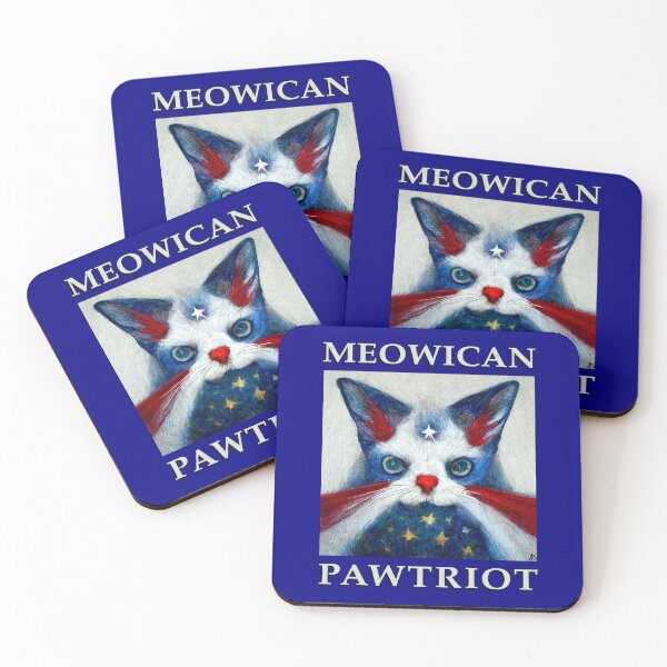Item preview, Funny Cat Patriot 4th July USA Flag designed and sold by Angela Bull.