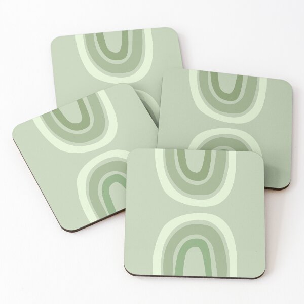 Item preview, Pastel Green Rainbow Background designed and sold by tangelos.