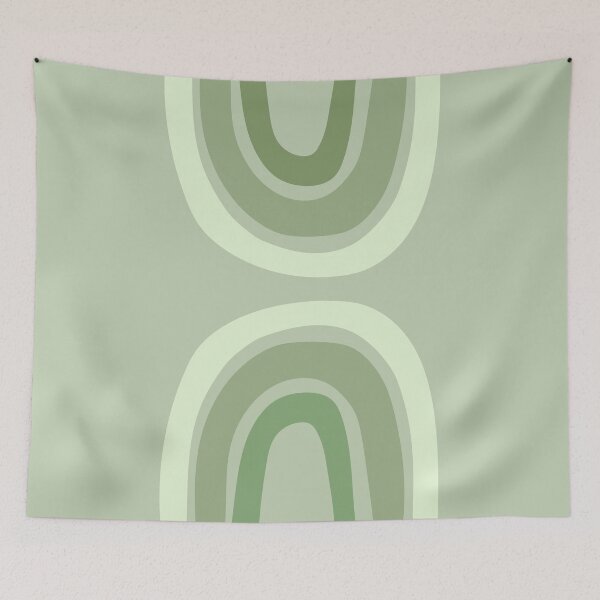 Item preview, Pastel Green Rainbow Background designed and sold by tangelos.