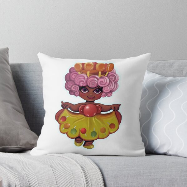 Item preview, Retro Toys Candy Land Princess Lolly Digital Painting, Single and Repeating Pattern designed and sold by Nicolette Olivier.