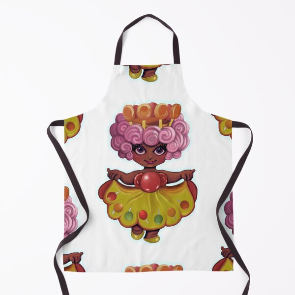 Item preview, Retro Toys Candy Land Princess Lolly Digital Painting, Single and Repeating Pattern designed and sold by Nicolette Olivier.