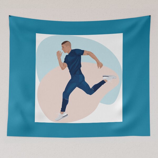 Item preview, male athlete is engaged in sports jogging designed and sold by Zhanna Lenivaya.