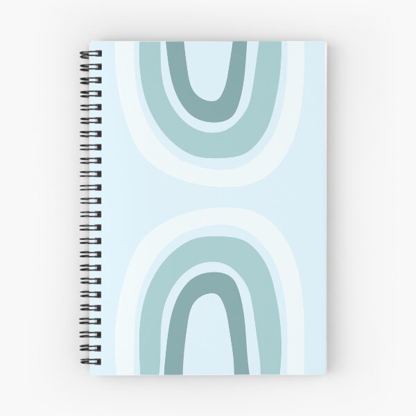 Item preview, Pastel Blue Rainbow Background designed and sold by tangelos.