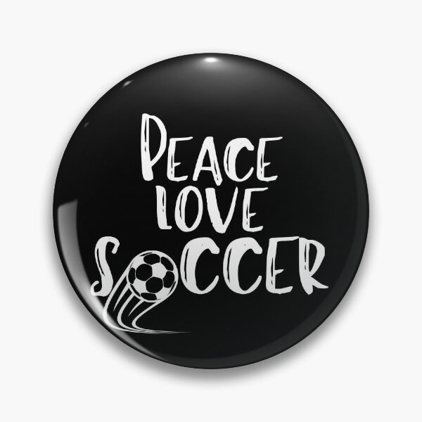 Item preview, peace love soccer, peace love saying, peace love quote, soccer lover designed and sold by Alexa5454.