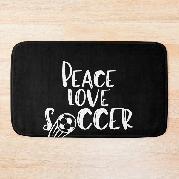 Item preview, peace love soccer, peace love saying, peace love quote, soccer lover designed and sold by Alexa5454.