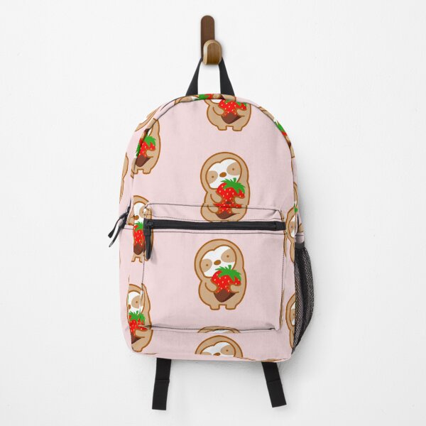 Item preview, Cute Strawberry Fondue Sloth designed and sold by theslothinme.