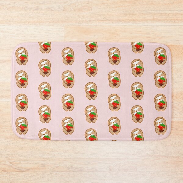 Item preview, Cute Strawberry Fondue Sloth  designed and sold by theslothinme.