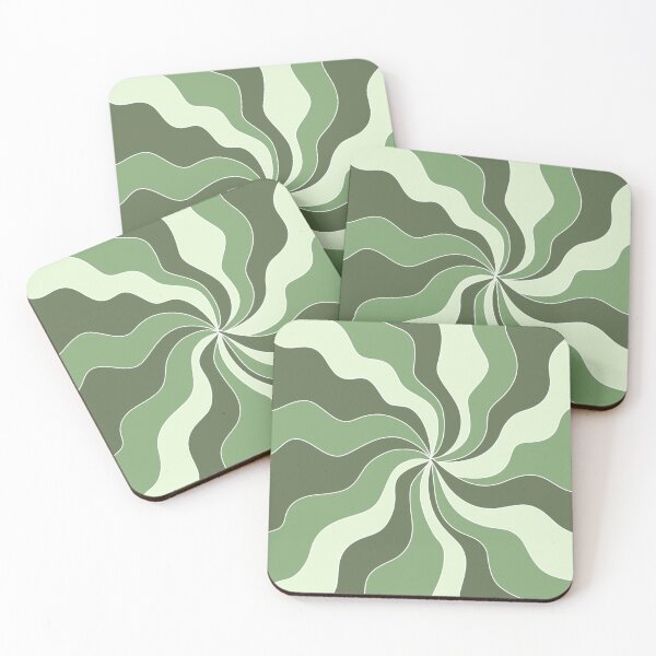 Item preview, Groovy Green Swirl Print designed and sold by tangelos.