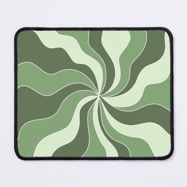 Item preview, Groovy Green Swirl Print designed and sold by tangelos.