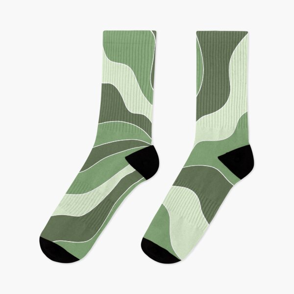 Item preview, Groovy Green Swirl Print designed and sold by tangelos.