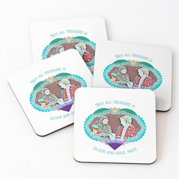 Item preview, Not All Treasure (teal heart) designed and sold by Our Flag Means Merch.