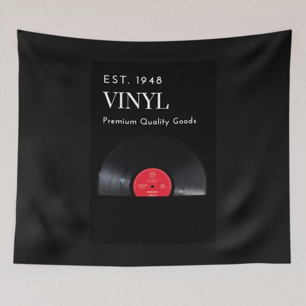 Item preview, VINYL RECORD  EST. 1948 PREMIUM QUALITY GOODS ARTWORK designed and sold by DelightfulBliss.