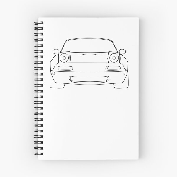 Item preview, Mazda Miata MX5 NA front black lines designed and sold by EdimDesign.