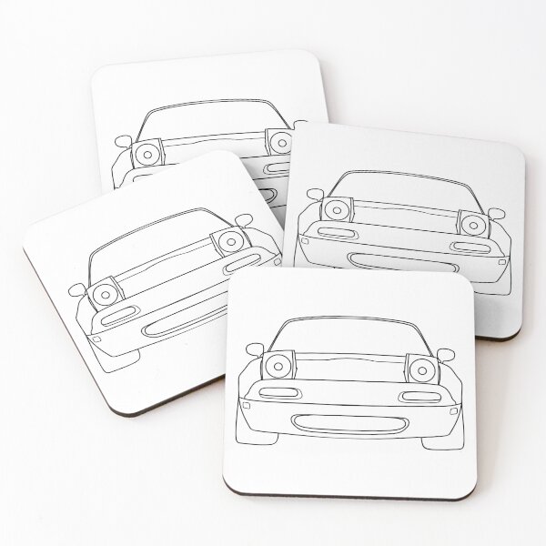 Item preview, Mazda Miata MX5 NA front black lines designed and sold by EdimDesign.