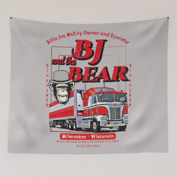 Item preview, BJ and The Bear Trucking Company Lts designed and sold by Alema Art.