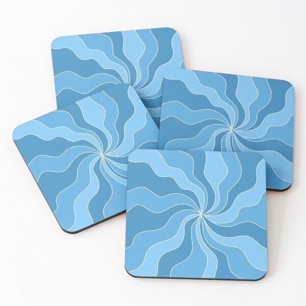 Item preview, Groovy Blue Swirl Print designed and sold by tangelos.