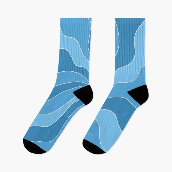 Item preview, Groovy Blue Swirl Print designed and sold by tangelos.
