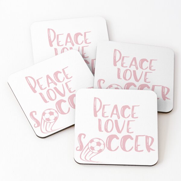 Item preview, peace love soccer, peace love saying, peace love quote, soccer lover designed and sold by Alexa5454.