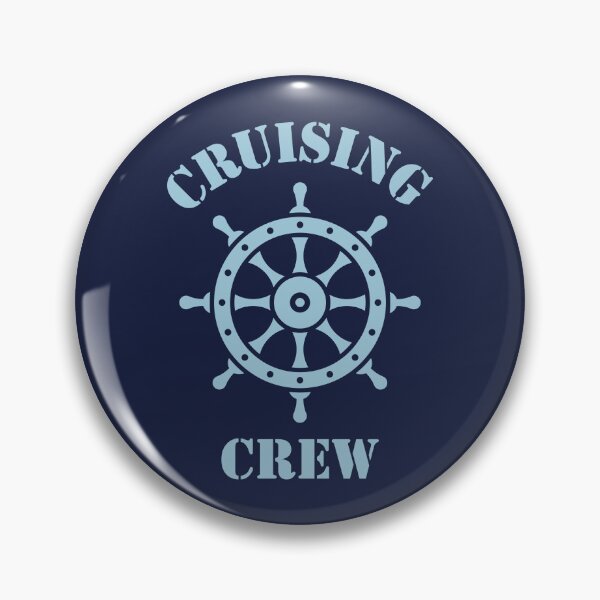 Item preview, Cruising Crew (Crew Complement / Ship’s Wheel / Sky-Blue) designed and sold by MrFaulbaum.