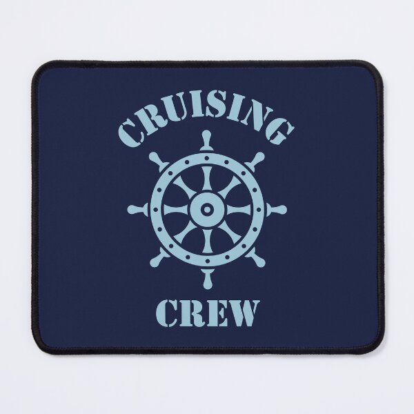 Item preview, Cruising Crew (Crew Complement / Ship’s Wheel / Sky-Blue) designed and sold by MrFaulbaum.