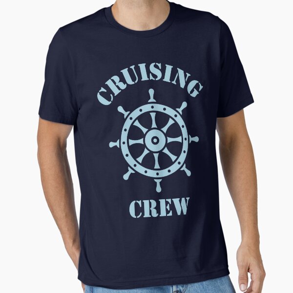 Item preview, Cruising Crew (Crew Complement / Ship’s Wheel / Sky-Blue) designed and sold by MrFaulbaum.