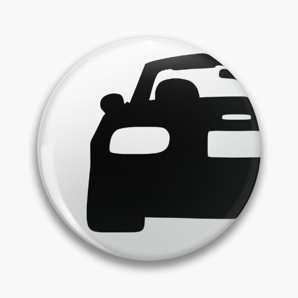 Item preview, Mazda Miata MX-5 rearview black silhouette designed and sold by EdimDesign.