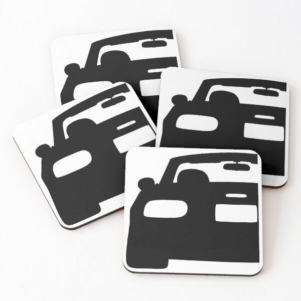 Item preview, Mazda Miata MX-5 rearview black silhouette designed and sold by EdimDesign.