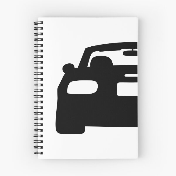 Item preview, Mazda Miata MX-5 rearview black silhouette designed and sold by EdimDesign.