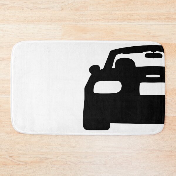 Item preview, Mazda Miata MX-5 rearview black silhouette designed and sold by EdimDesign.