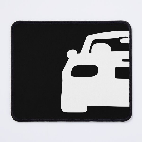 Item preview, Mazda Miata MX-5 rearview white silhouette designed and sold by EdimDesign.