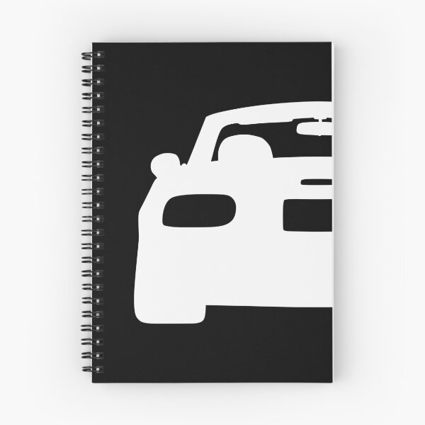 Item preview, Mazda Miata MX-5 rearview white silhouette designed and sold by EdimDesign.