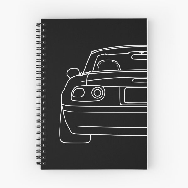 Item preview, Mazda Miata MX-5 rearview white lines designed and sold by EdimDesign.