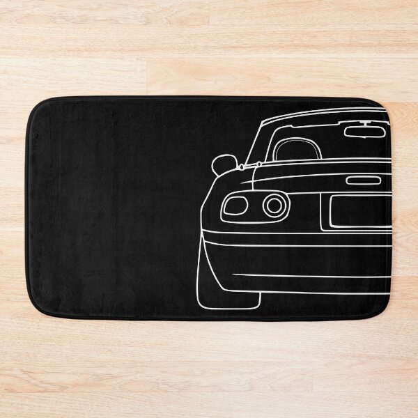 Item preview, Mazda Miata MX-5 rearview white lines designed and sold by EdimDesign.
