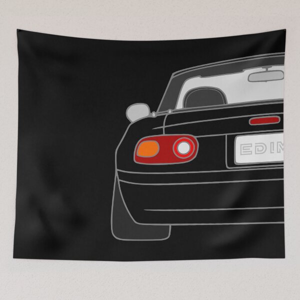 Item preview, Mazda Miata MX-5 rearview colored designed and sold by EdimDesign.