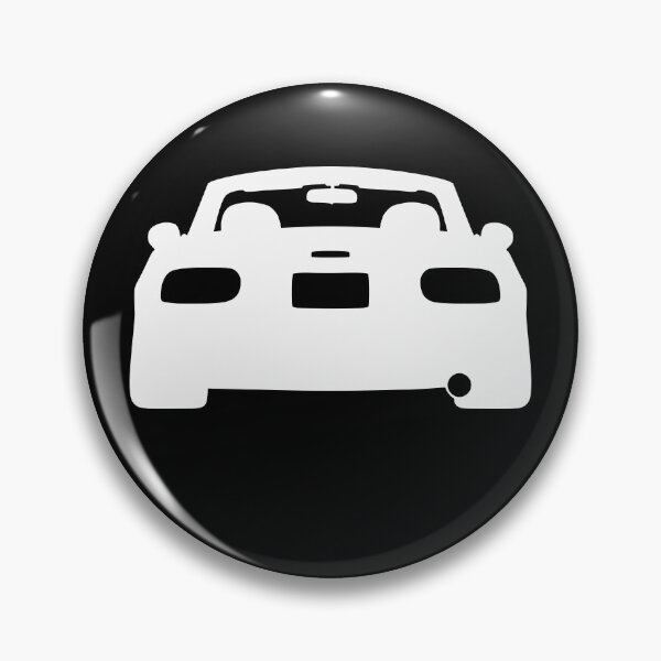 Item preview, Mazda Miata MX5 NA rear white silhouette designed and sold by EdimDesign.