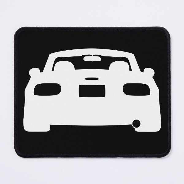 Item preview, Mazda Miata MX5 NA rear white silhouette designed and sold by EdimDesign.