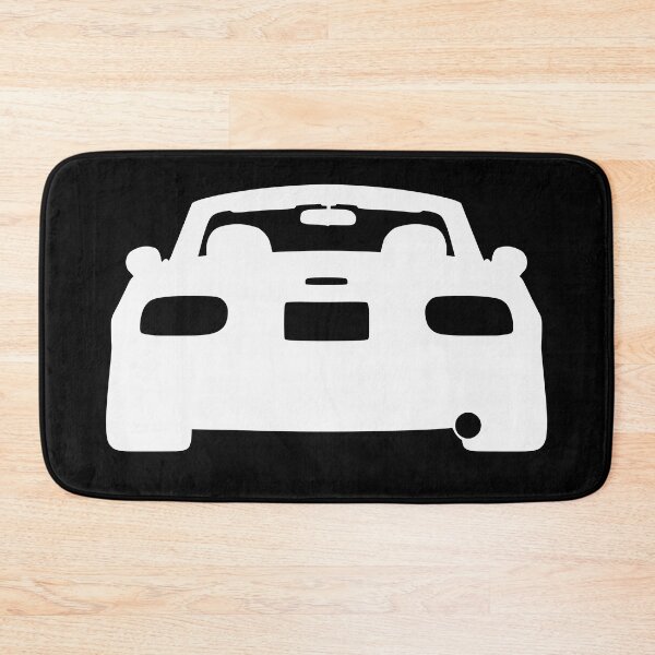 Item preview, Mazda Miata MX5 NA rear white silhouette designed and sold by EdimDesign.