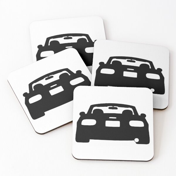 Item preview, Mazda Miata MX5 NA rear black silhouette designed and sold by EdimDesign.
