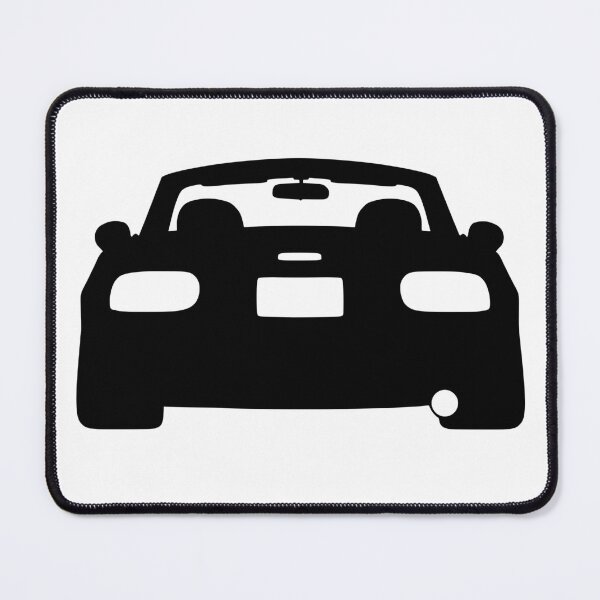 Item preview, Mazda Miata MX5 NA rear black silhouette designed and sold by EdimDesign.