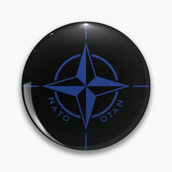 Item preview, NATO OTAN Flag Symbol Western Military Alliance designed and sold by Stag's PK.