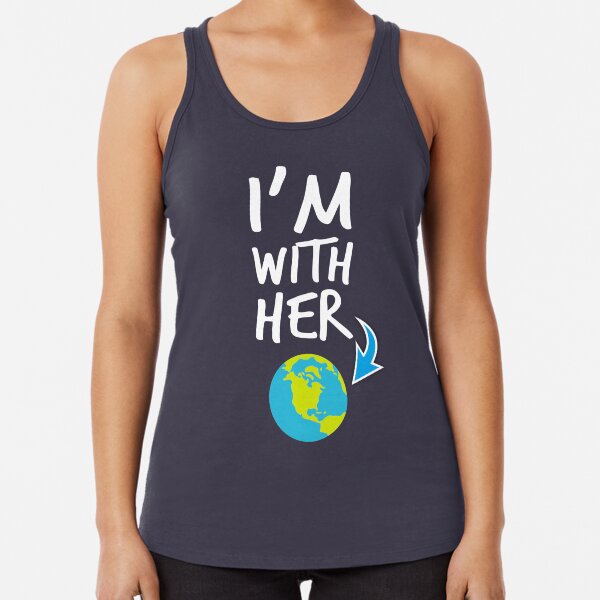 GEEK TEEZ Hillary Clinton Im with Her Election Mens Tank Top