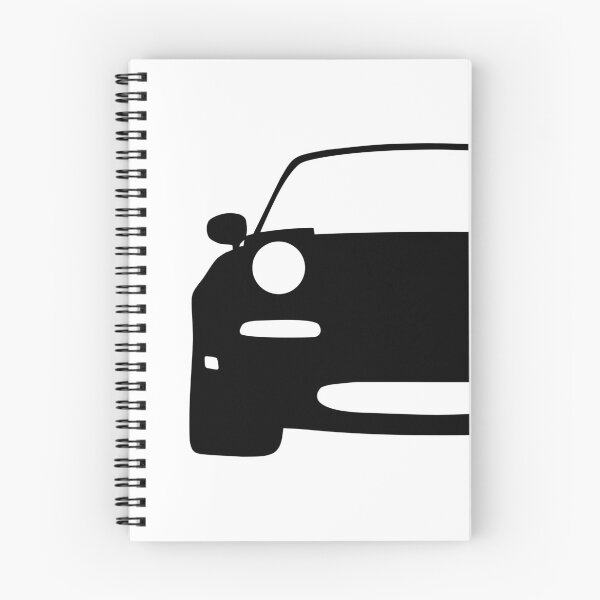 Item preview, Mazda Miata MX-5 NA front black silhouette designed and sold by EdimDesign.