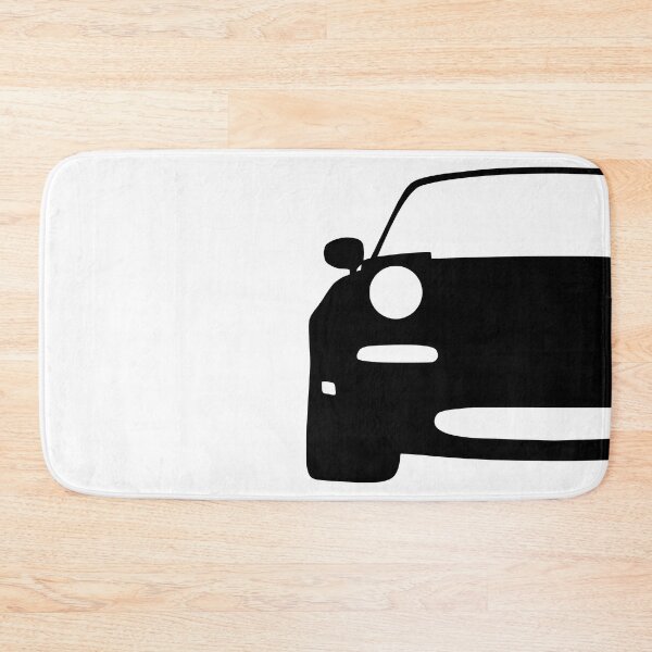 Item preview, Mazda Miata MX-5 NA front black silhouette designed and sold by EdimDesign.