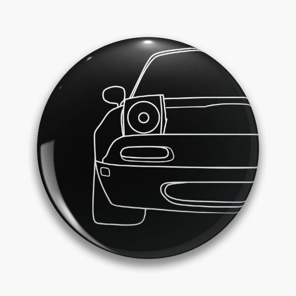Item preview, Mazda Miata MX-5 NA front white lines designed and sold by EdimDesign.