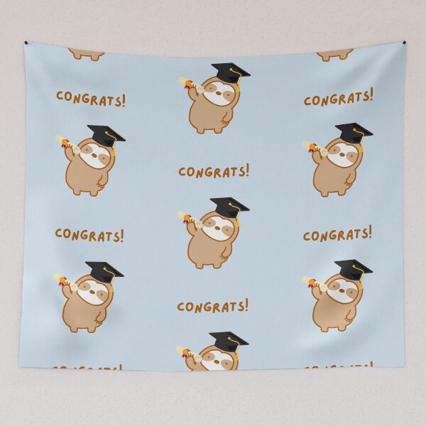 Item preview, Congrats Graduation Sloth  designed and sold by theslothinme.