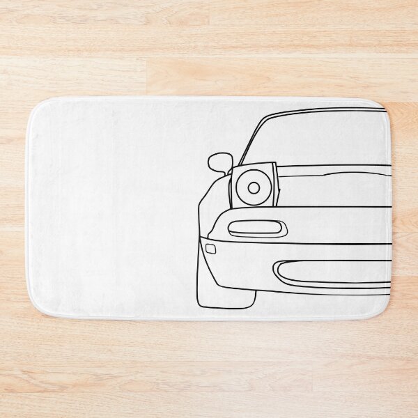Item preview, Mazda Miata MX-5 NA front black lines designed and sold by EdimDesign.