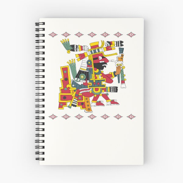 Item preview, Xiuhtecuhtli - Aztec 'Father Gods' Borgia Style Tee Shirt designed and sold by Aztectees.