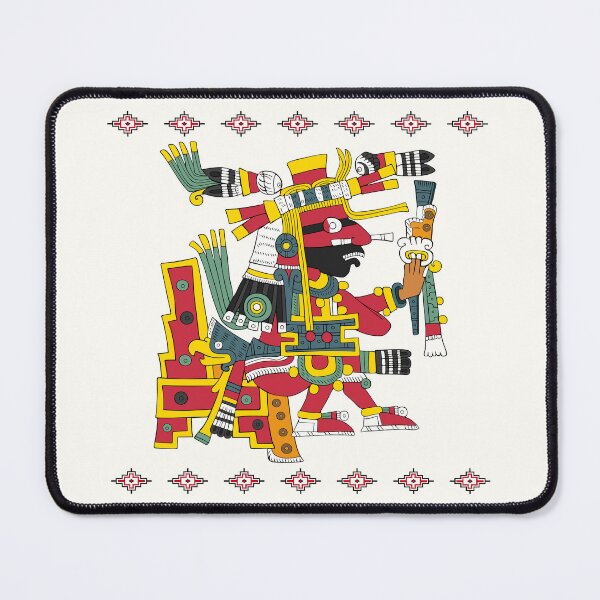 Item preview, Xiuhtecuhtli - Aztec 'Father Gods' Borgia Style Tee Shirt designed and sold by Aztectees.