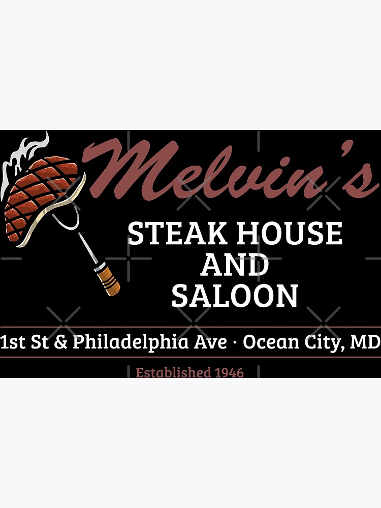 "Melvin's Steak House, Ocean City, MD" Poster for Sale by TeeArcade84